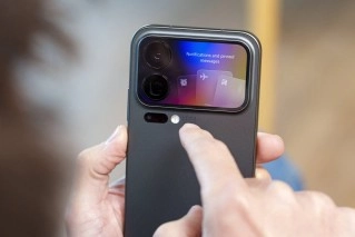 Xiaomi smartphone with secondary rear display and cameras