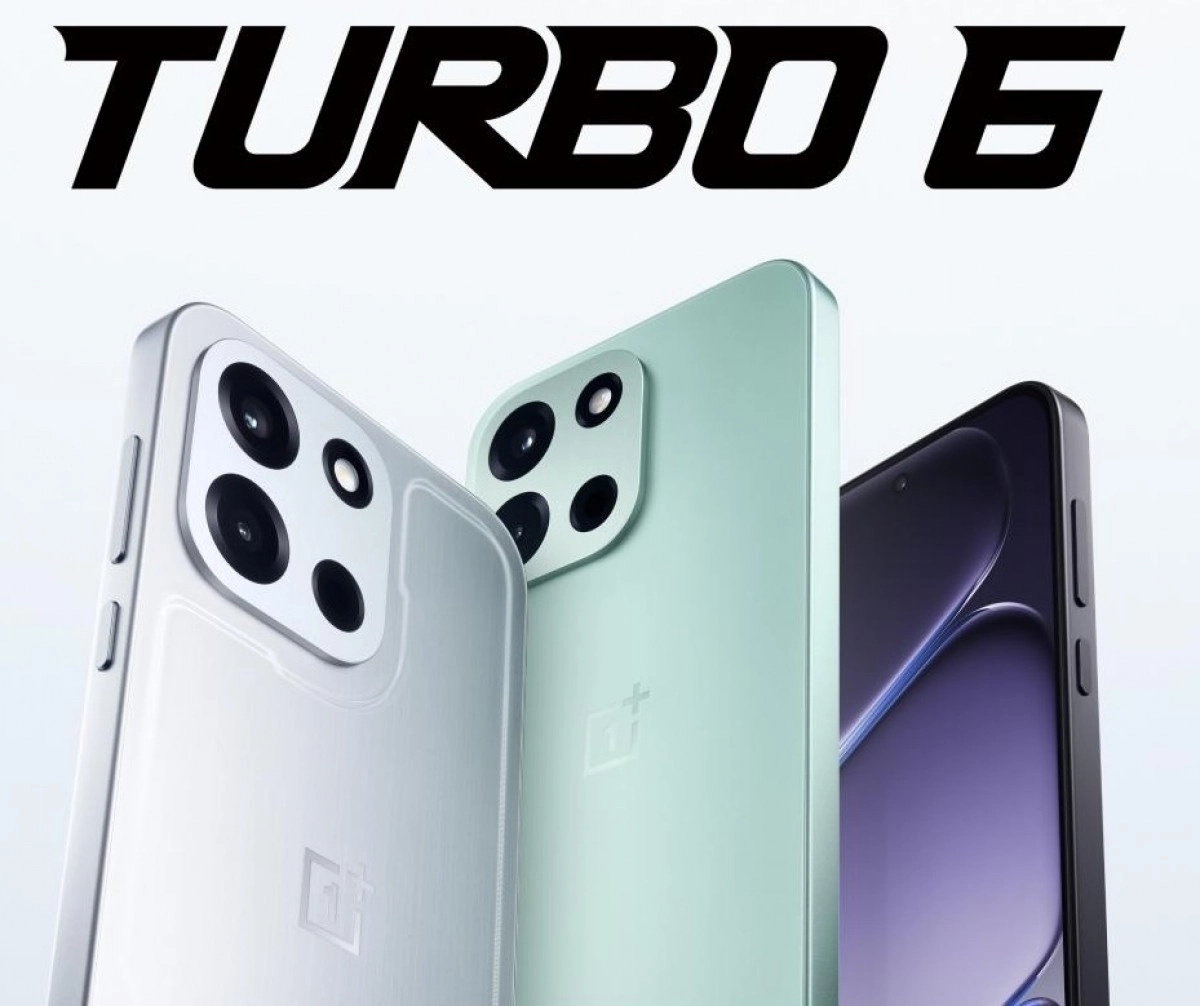 OnePlus Turbo 6 and Turbo 6V phones revealed.