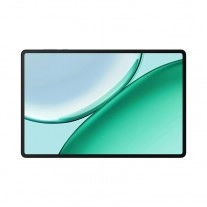 Honor Pad X8b tablet with green and blue abstract wallpaper.
