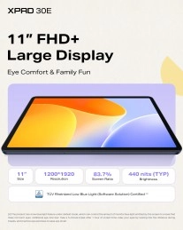 Infinix Xpad 30E 11-inch FHD+ display tablet.