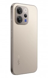Vivo V70 rear camera detail, aluminum frame