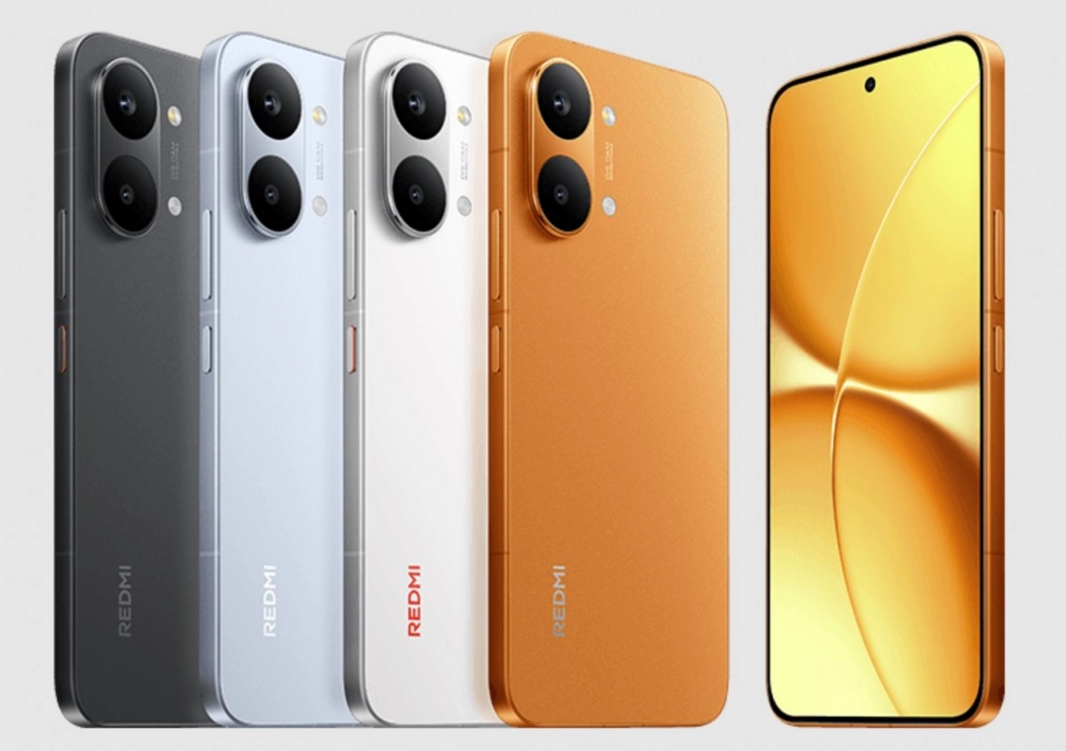Poco X8 Pro series phones in four colors.