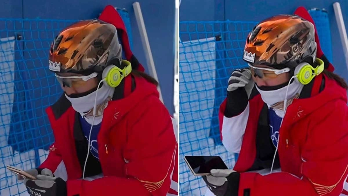 Honor Magic V6 foldable phone at Olympics.