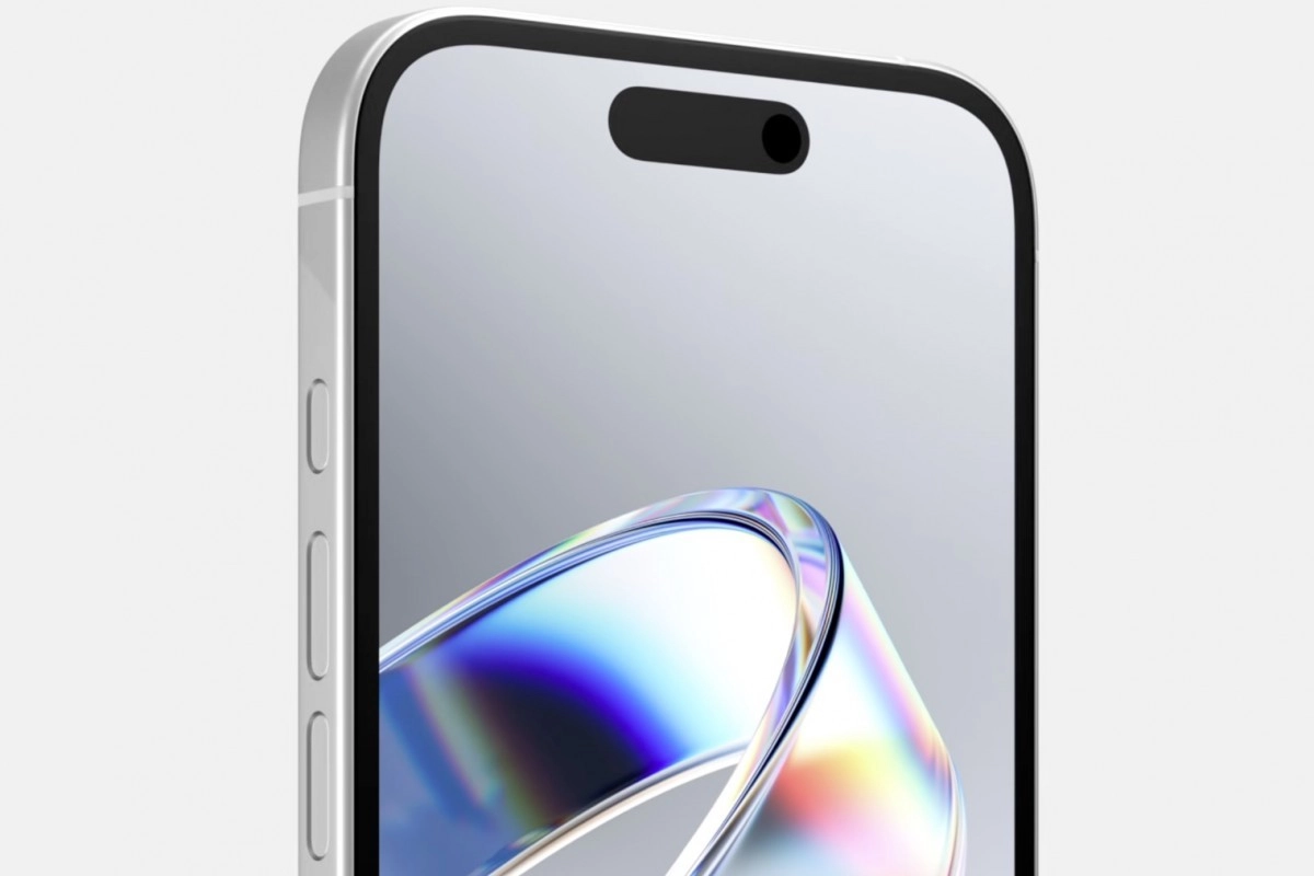 iPhone 17e concept render with Dynamic Island.