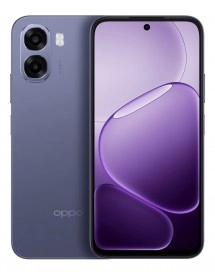 Oppo A6 new purple phone front back